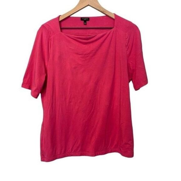 Talbots Large Petite Pink Pullover Knit Blouse - Picture 1 of 10